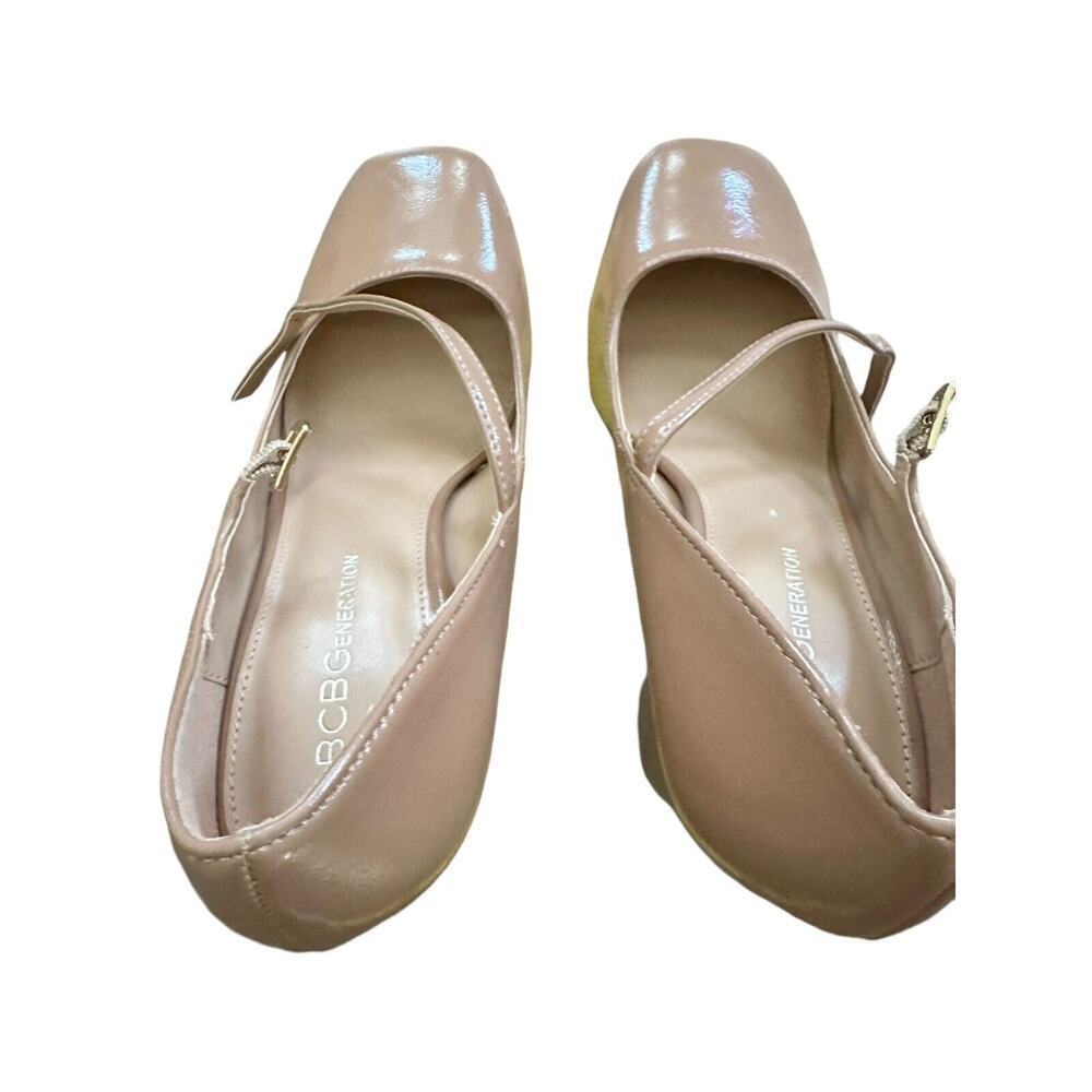 BCBGeneration Women's Dannie Mary Jane Platform Pumps - Tan - Size 7.5 - New - Picture 11 of 11
